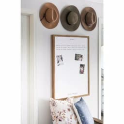 Petal Lane Home Ernest Hemingway Wisdom Magnetic Memo Board with Rustic Brown Frame thumbnail 2