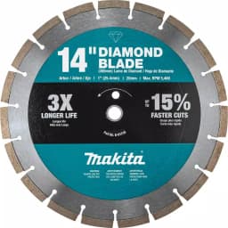 Makita 14 in. Segmented Rim Diamond Blade for General Purpose Masonry (3-Pack) thumbnail 2