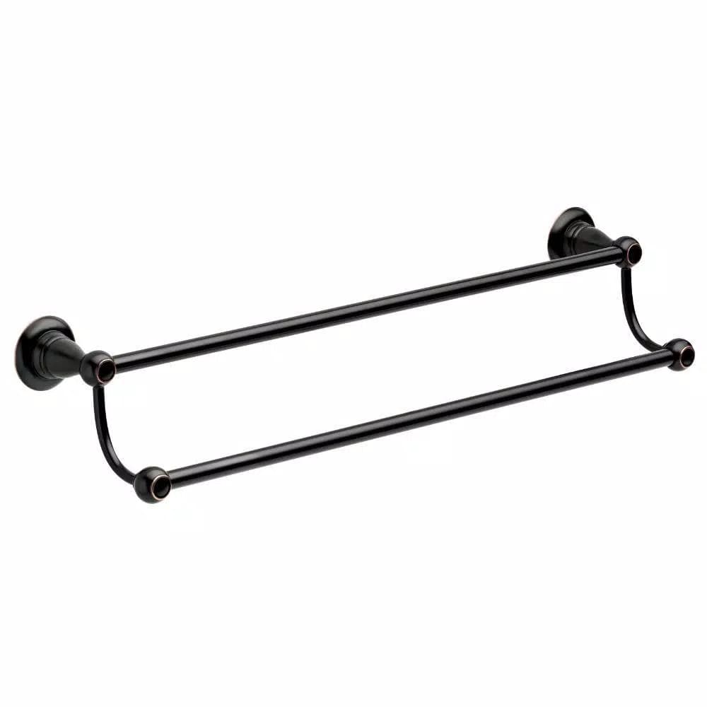 Delta Porter 24 in. Double Towel Bar, Oil Rubbed Bronze