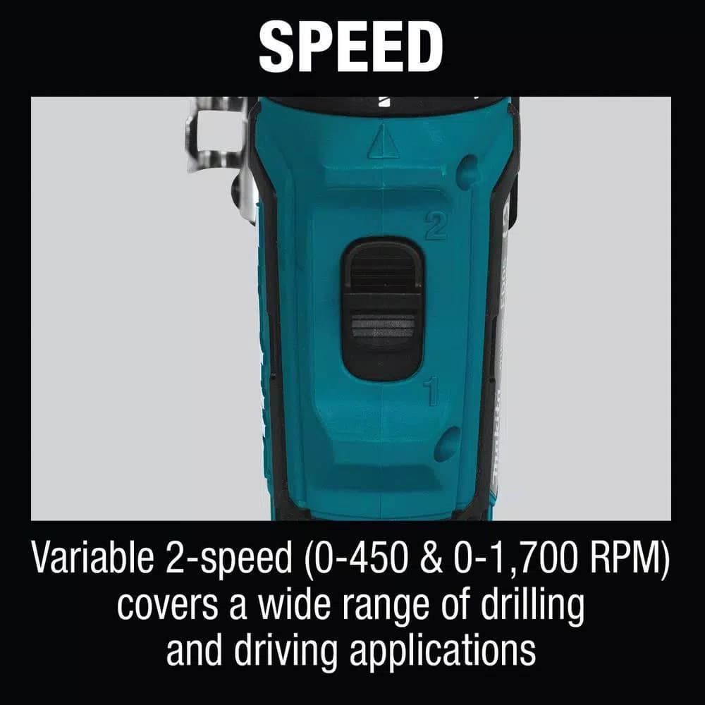 Makita 12V MAX CXT Cordless 3/8 in. Drill and Impact Driver Combo Kit with (2) 1.5Ah Batteries, Charger, and Bag