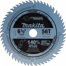 Makita 18V X2 LXT (36V) Brushless 6-1/2 in. Plunge Circular Saw with Bonus 56T Carbide Blade thumbnail 7