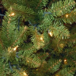 National Tree Company 7 ft. Kingswood Fir Pencil Artificial Christmas Tree with 300 Warm White Clear Lights thumbnail 4