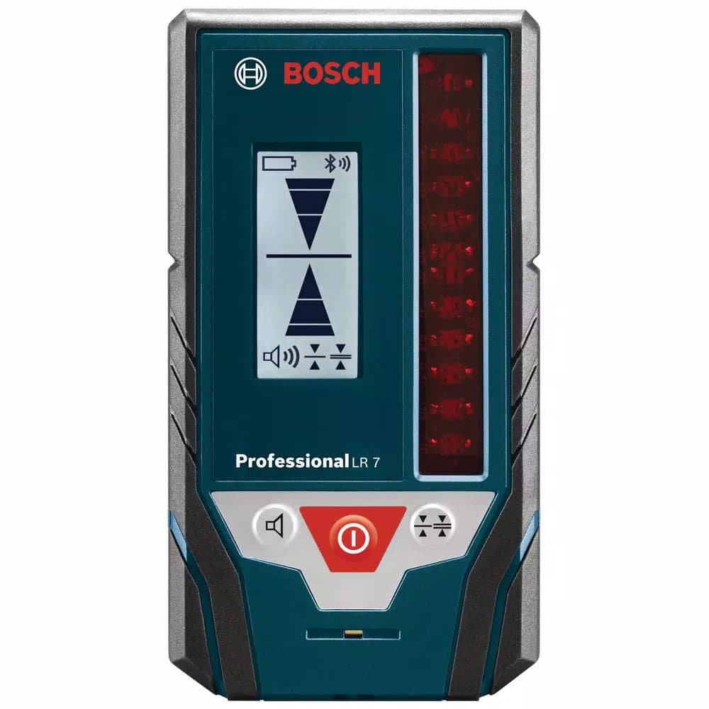 Bosch LR 7 Line Laser Receiver with Oversized Backlit LCD and 165 ft. Range