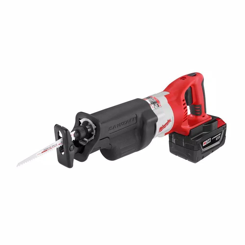 Milwaukee M28 28V Lithium-Ion Cordless 4-Tool Combo Kit with (2) 3.0Ah Batteries, Charger, and Tool Bag