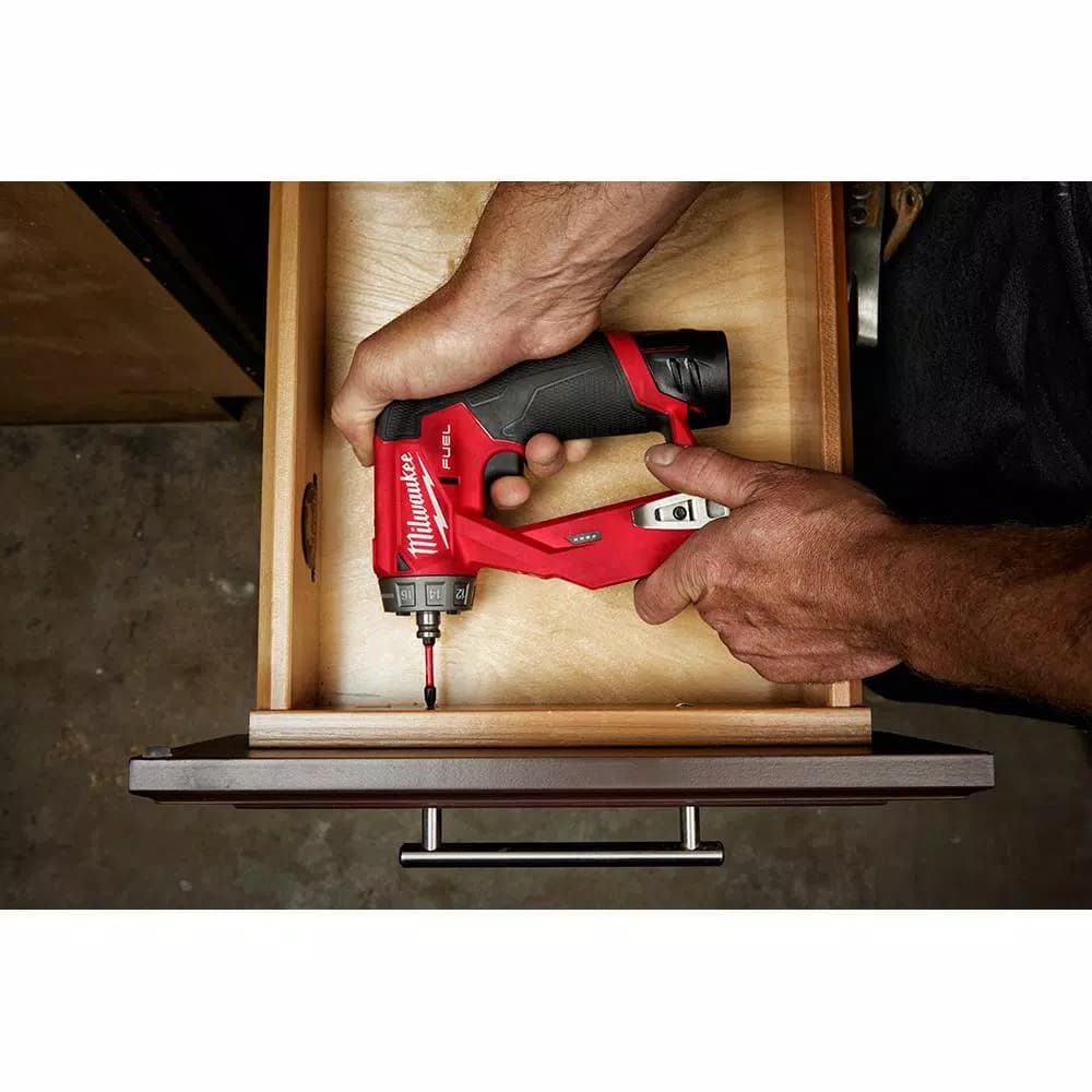Milwaukee M12 FUEL 12V Brushless 4-in-1 Installation Drill Driver Kit with M12 Multi-Tool