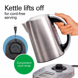 Hamilton Beach Professional 1.7L Stainless Steel Digital Electric Tea Kettle thumbnail 5