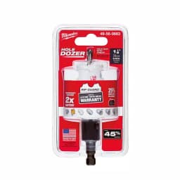Milwaukee 1-1/8 in. Ice Hardened Bi-Metal Hole Saw with 3/8 in. Arbor & Pilot Bit thumbnail 3