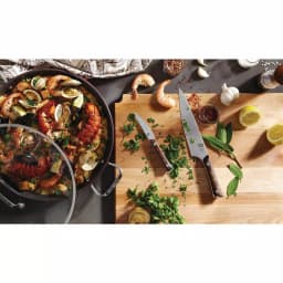 Cuisinart 15 in. Stainless Steel Nonstick Grill Pan with Glass Lid, Red thumbnail 4