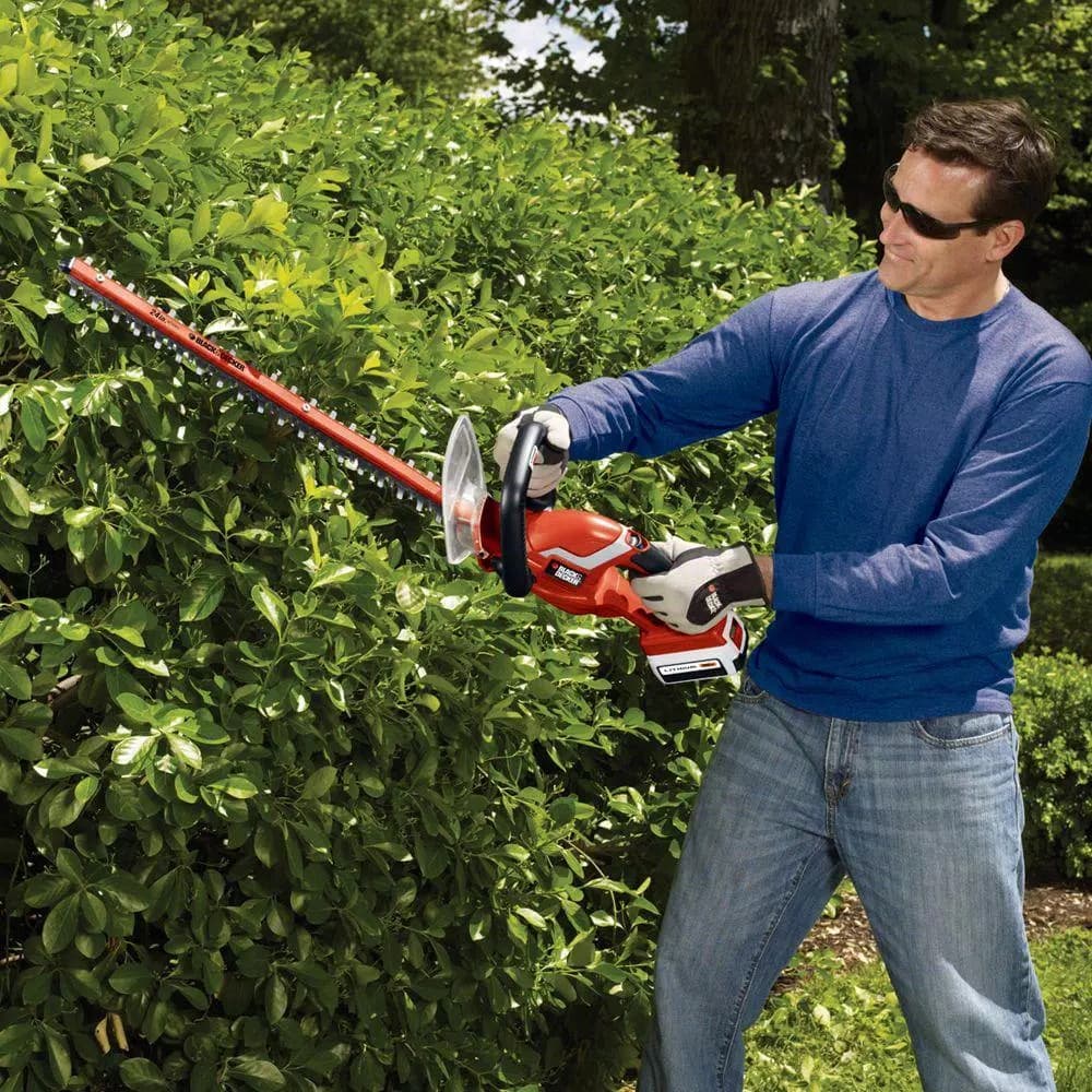 BLACK+DECKER 24 in. 40V MAX Cordless Lithium-Ion Hedge Trimmer, Tool Only