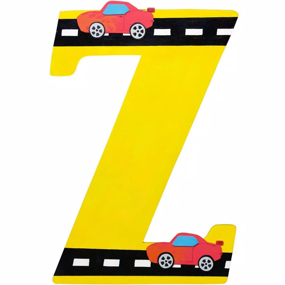 Jeff McWilliams Designs 23 in. Oversized Unfinished Wood Letter (Z) - Industrial Style Wall Decor