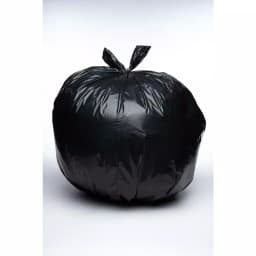 Unbranded 33 Gallon Black Low Density EZ Tie Closure Trash Bags, 1.5 Mil, 100-Count thumbnail 5