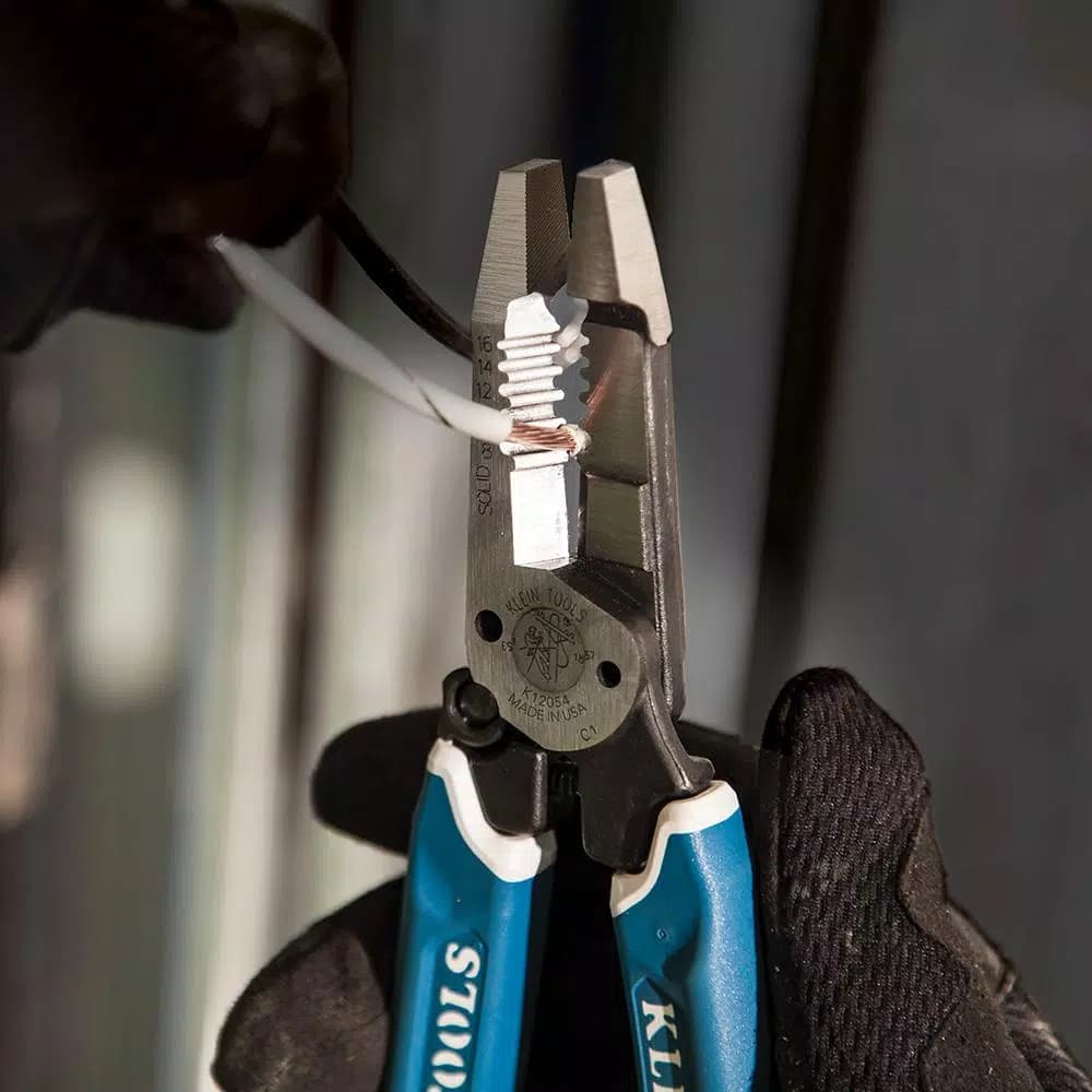 Klein Tools Klein-Kurve Heavy Duty Wire Stripper, Forged Steel, 8-16 AWG