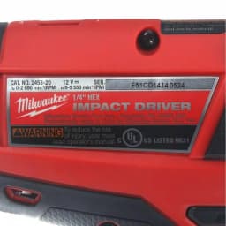 Milwaukee M12 FUEL 1/4 in. Hex Brushless Cordless Impact Driver Kit with (2) 2.0 Ah Batteries, Charger & Case thumbnail 5