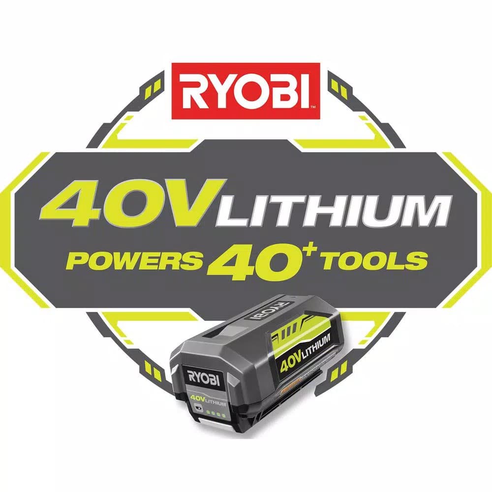 RYOBI 40V VAC ATTACK Cordless Leaf Vacuum and Mulcher, Tool Only