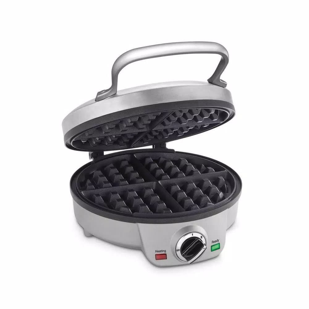 Cuisinart 4-Slice Belgian Waffle Maker with 6 Browning Settings, Brushed Stainless Steel