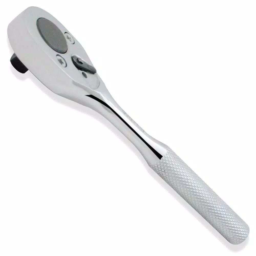 URREA 3/8 in. Drive Reversible 48-Tooth Chrome Ratchet Handle