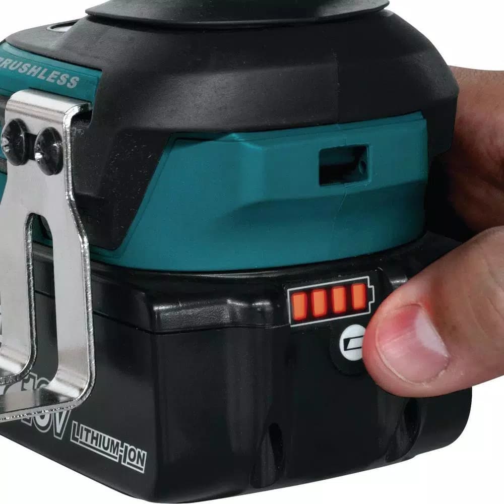 Makita 18V LXT Brushless 3/4 in. Square Drive High Torque Impact Wrench Kit with (2) 5.0Ah Batteries & Bag