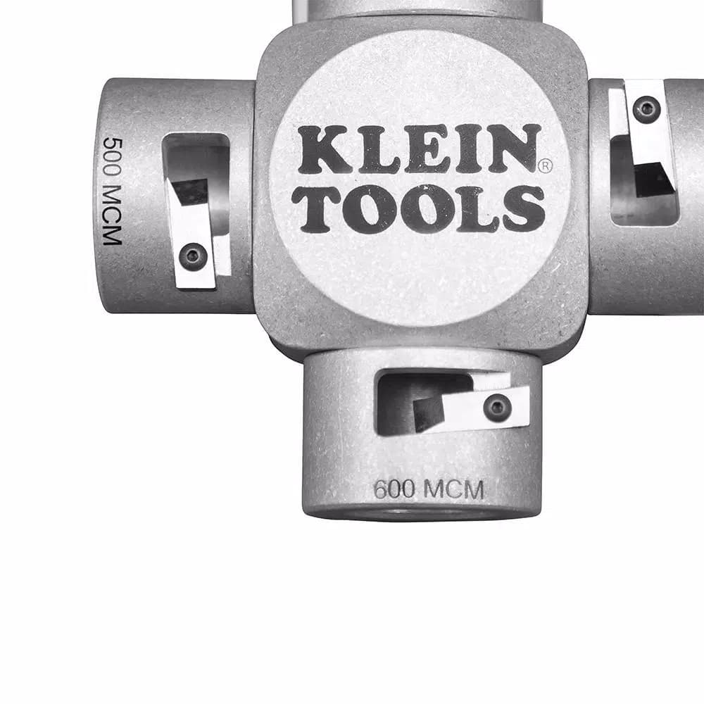 Klein Tools Large Cable Stripper 350-750 MCM Clover Design Wire Stripper/Cutter