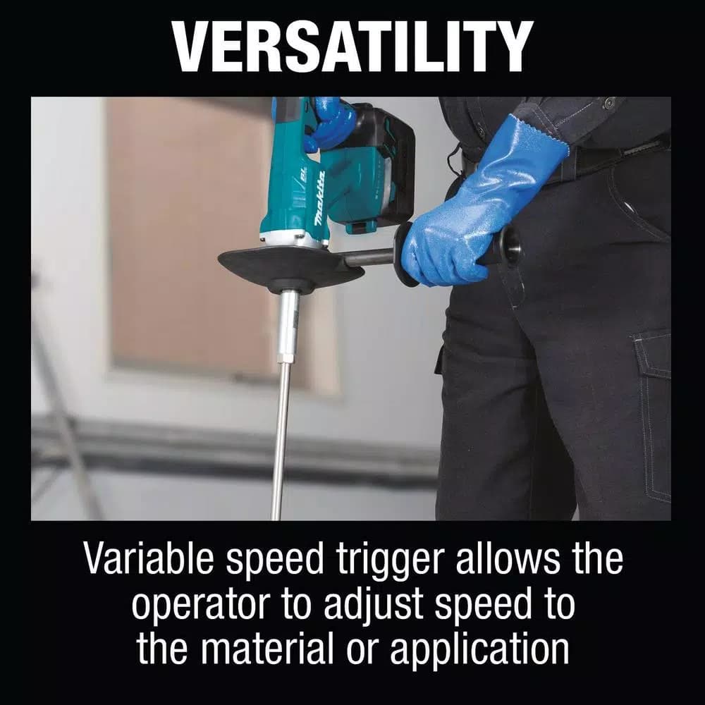 Makita 18V LXT Brushless 1/2 in. Cordless Mixer Kit with 5.0 Ah Battery and Charger