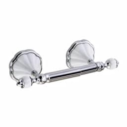 MODONA Flora 4-Piece Bathroom Accessories Set - White Porcelain & Polished Chrome thumbnail 3