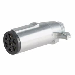 CURT 7-Way Round Trailer Connector Plug - Male End thumbnail 1