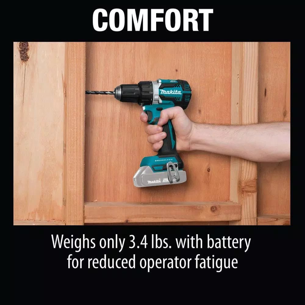 Makita 18V LXT Brushless Cordless 1/2 in. Driver-Drill (Tool Only)