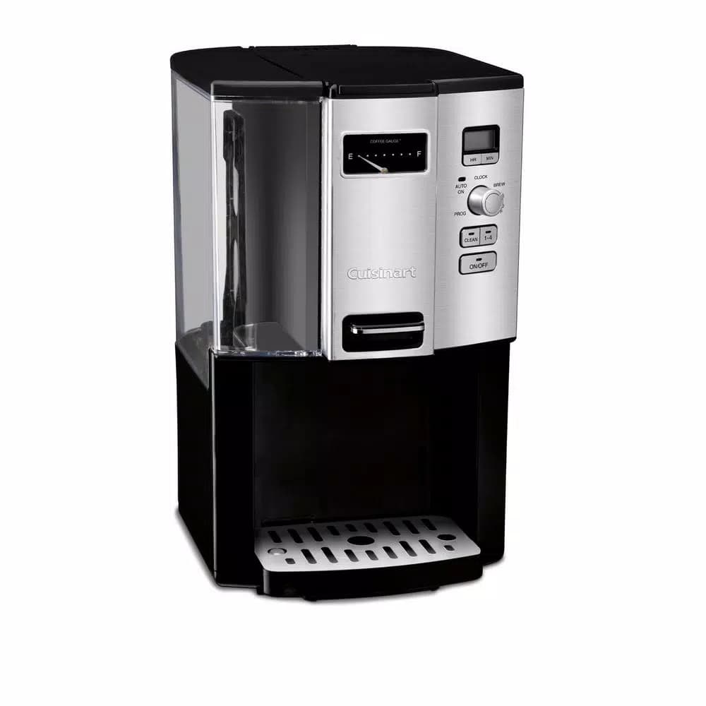 Cuisinart 12-Cup Black Chrome Drip Coffee Maker with Programmable Settings and Removable Water Reservoir