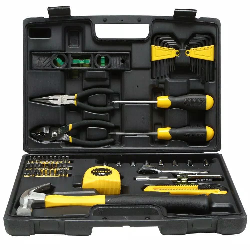 Stanley 65-Piece Home Tool Kit with Blow Molded Carry Case