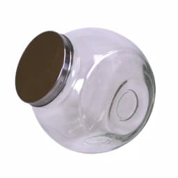 Unbranded 141 oz. Large Clear Glass Candy Jar with Stainless Steel Lid thumbnail 5