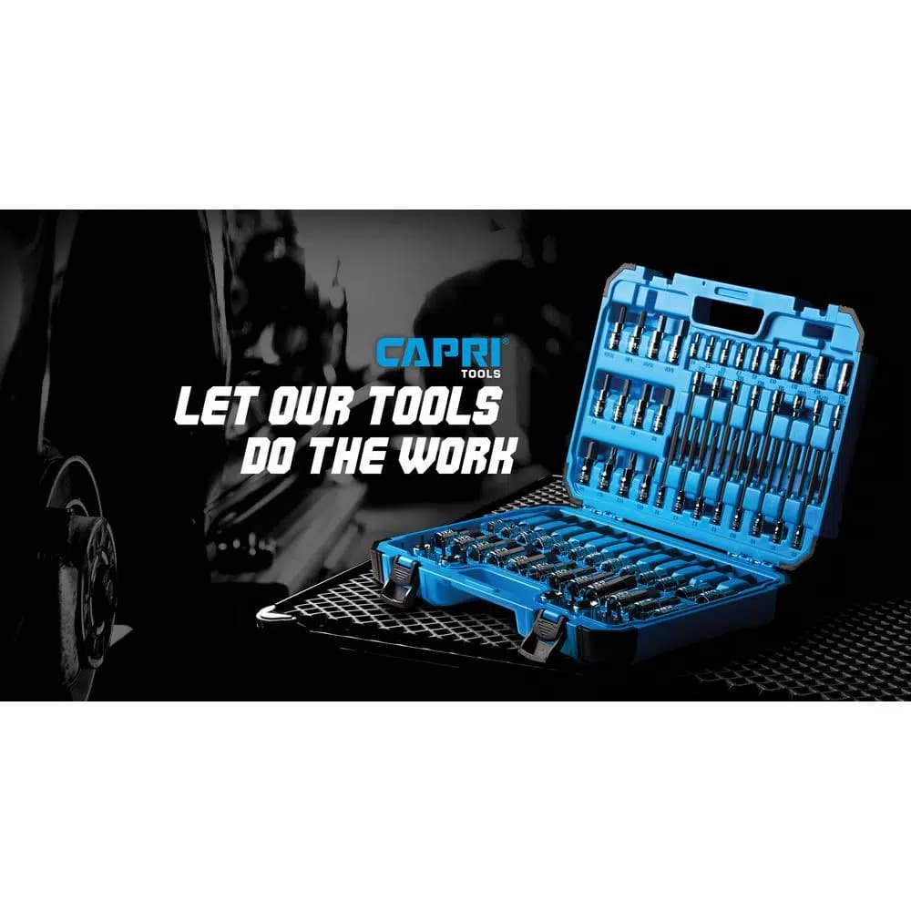 Capri Tools 88-Piece Master Bit Socket Set - S2 Steel & Chrome Vanadium