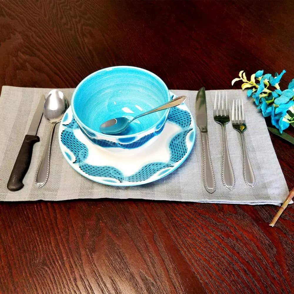 Gibson Home Wilmington Plus 55-Piece Stainless Steel Flatware Set, Service for 8