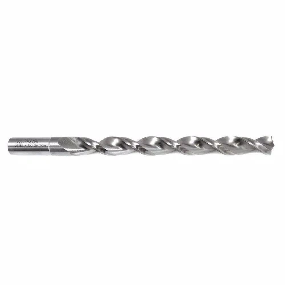 Milescraft 27/64 in. Pen Blank Drill Bit with Parabolic Flute and FCE Five Star Cutting Tip