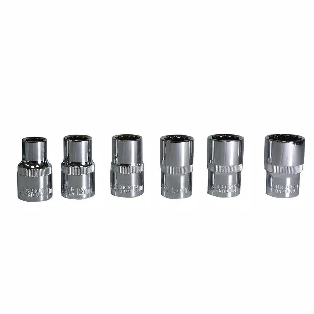 Best Value 1/2 in. Drive Metric Socket Set, 33-Piece