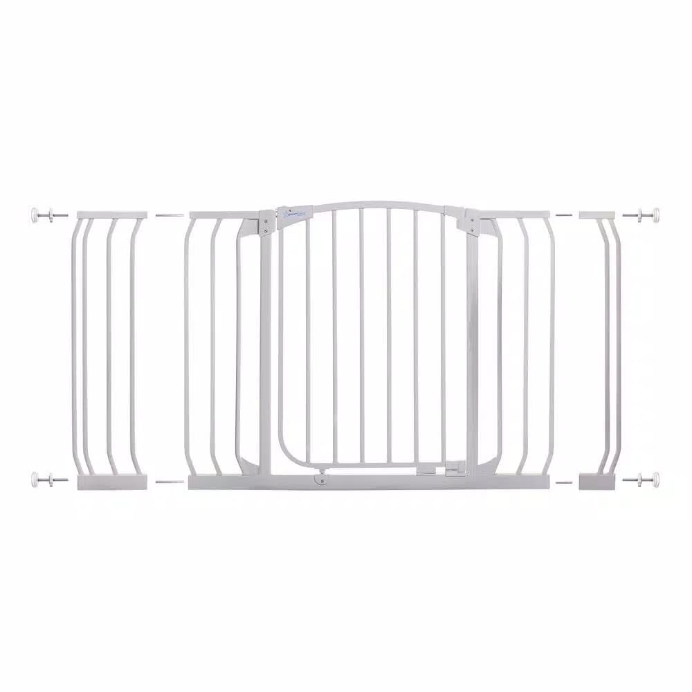Dreambaby Chelsea Extra Wide Auto-Close Security Gate with Extensions, White