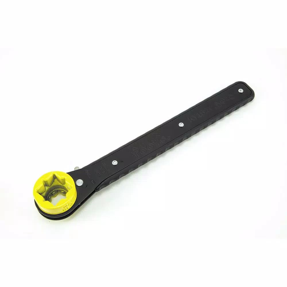 Klein Tools Slim Ratcheting Lineman's Wrench, 4-in-1 Multi-Size Utility Tool