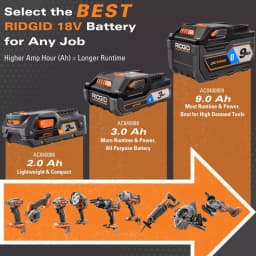 RIDGID 18V SubCompact Brushless Drill Driver and Impact Driver Combo Kit with (2) 2.0 Ah Batteries thumbnail 5