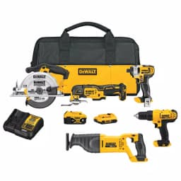 DEWALT 20V MAX Cordless 5-Tool Combo Kit with (2) Batteries and Charger thumbnail 1