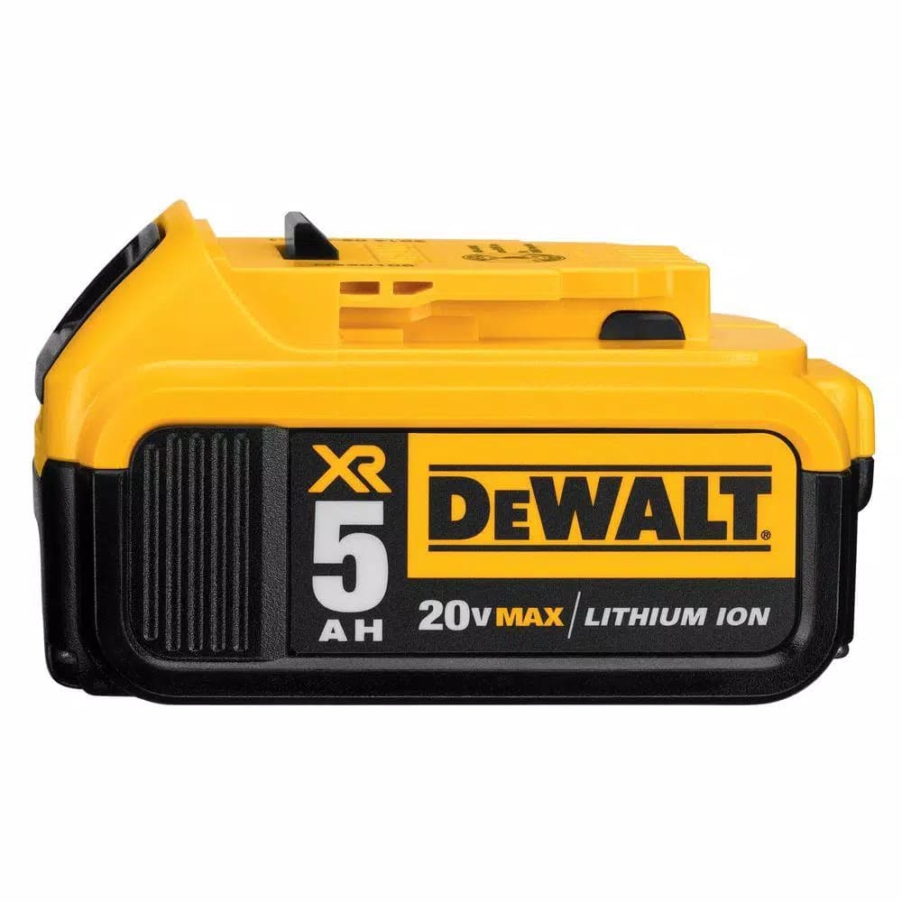 DEWALT 20V MAX XR Brushless High Torque Impact Wrench Kit with 7/16 in. Quick Release Chuck, (3) 5.0 Ah Batteries & Charger