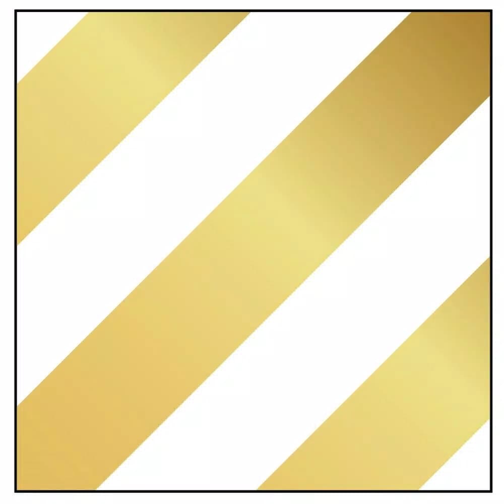 Sugar Plum Party SugarPlum Collection 32-Piece Gold and White Disposable Cocktail Paper Napkins