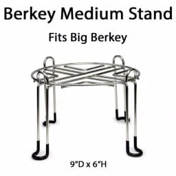 Berkey Polished Stainless Steel Water Filter Stand - Medium thumbnail 2
