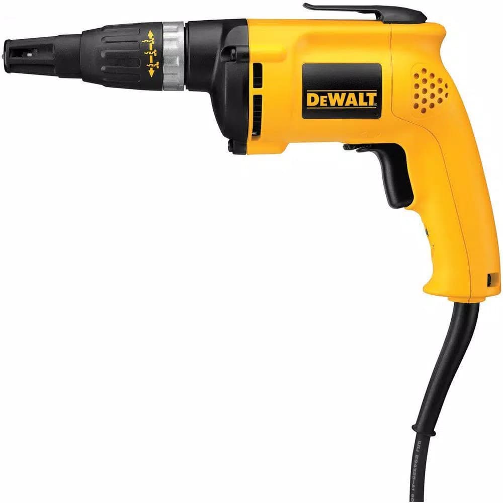 DEWALT DW252 6 Amp 4,000 RPM Lightweight VSR Corded Drywall Screw Gun