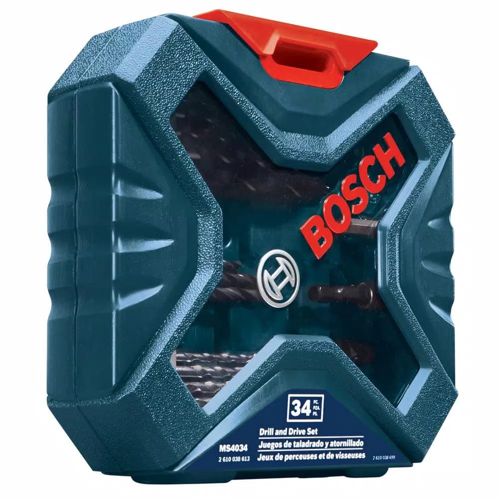 Bosch 34-Piece Drilling and Driving Bit Set with Sockets and Case