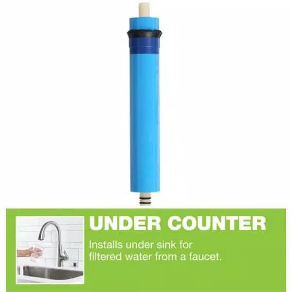GE Reverse Osmosis Replacement Membrane Cartridge - NSF Certified Filtration