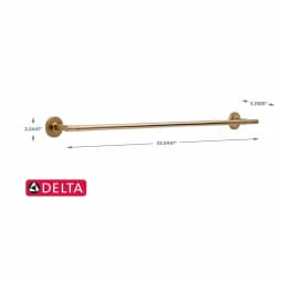 Delta Trinsic 30 in. Single Towel Bar, Champagne Bronze thumbnail 4
