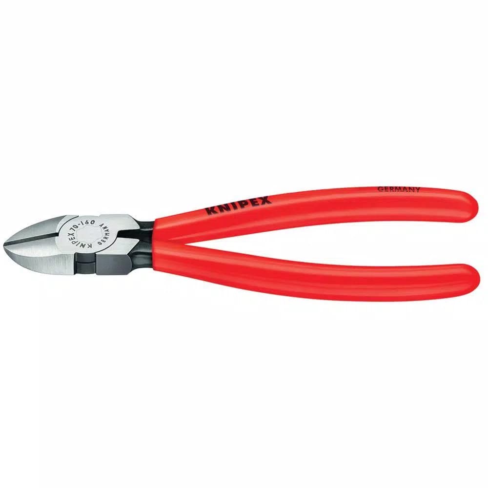KNIPEX 7-1/4 in. Diagonal Cutters for Soft and Hard Wire