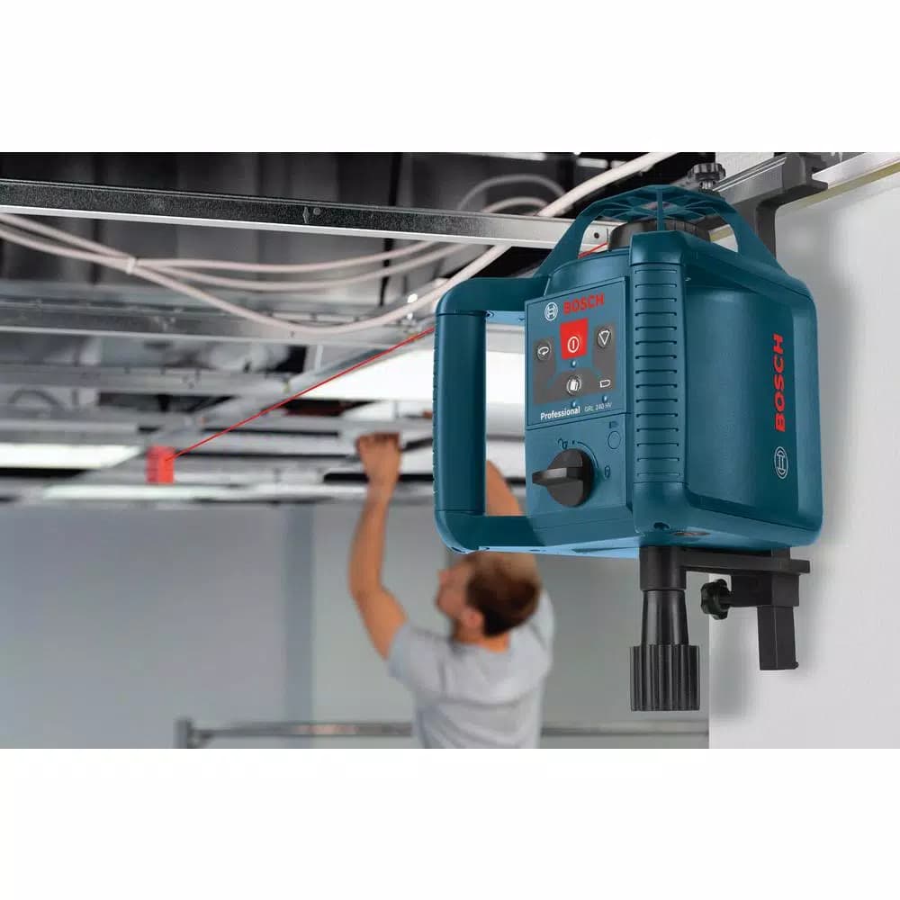 Bosch GRL 240 HVCK 800 ft. Self-Leveling Rotary Laser Level Kit with Carrying Case