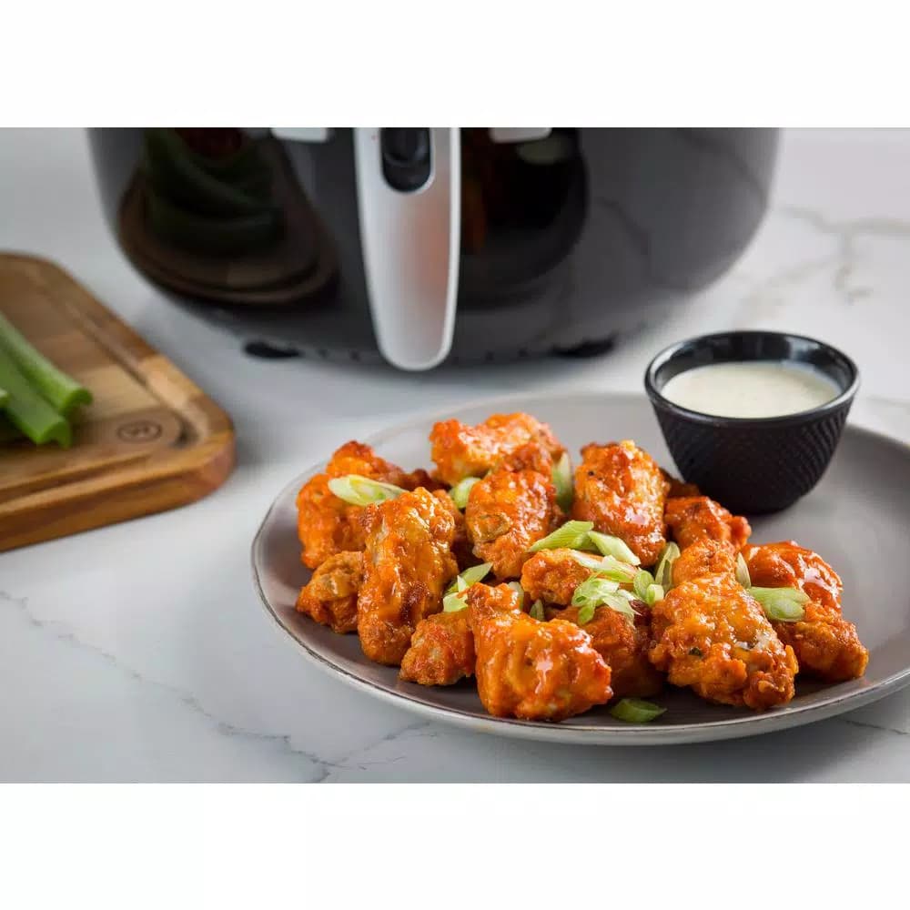 Modernhome 7 Qt. Auto-Stirring Digital Air Fryer, 1350W Rotating Convection Oven
