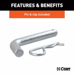 CURT Loaded Ball Mount with 2" Ball, 2" Shank, 7,500 lbs. Capacity, 2" Drop thumbnail 4