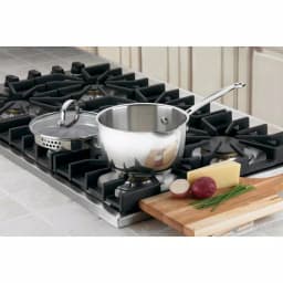 Cuisinart Chef's Classic 2 Qt. Stainless Steel Saucepan with Glass Lid thumbnail 2
