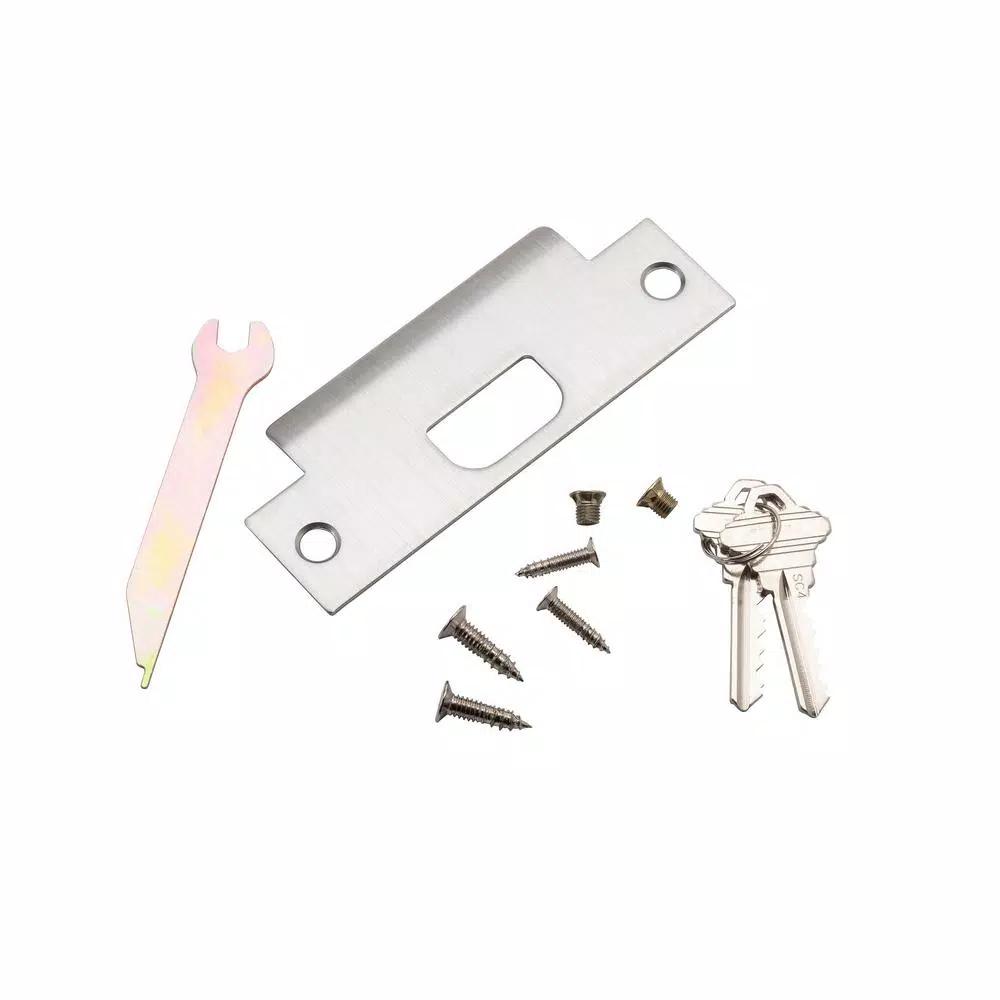 Taco DL-LHV ANSI Grade 1 Commercial Storeroom Clutch Function Lever, Brushed Chrome